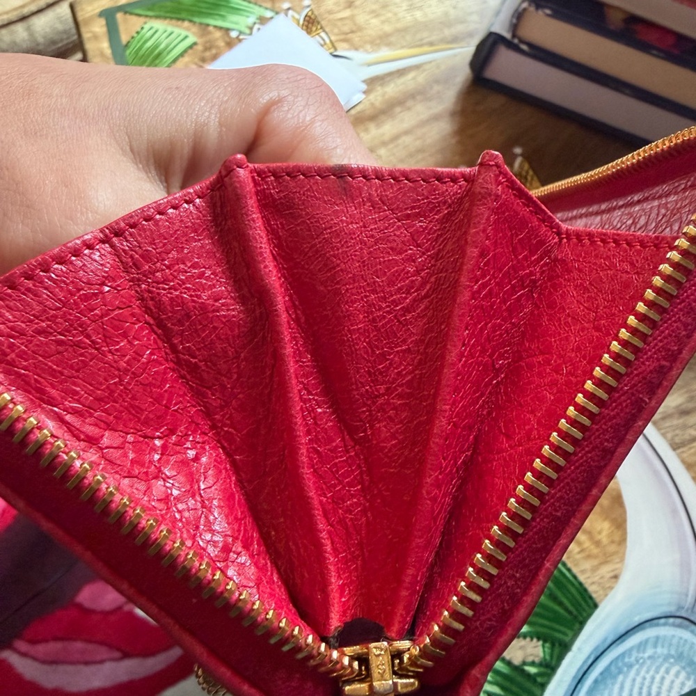 Balenciaga le City Long Leather Wallet Absolutely Gorgeous 🩷❤️🩷 - Picture 7 of 17